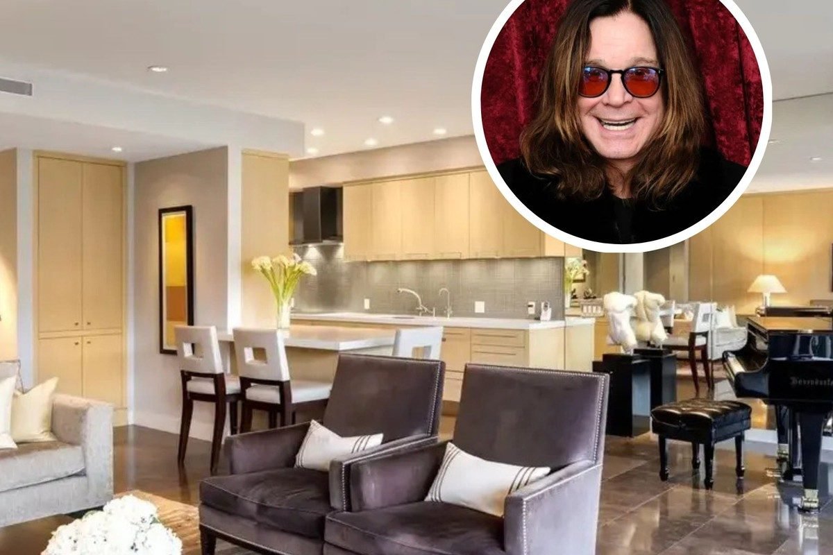 Apartamento de Ozzy Osburne é colocado à venda quatro meses após a sua morte — Foto: Tyler H...