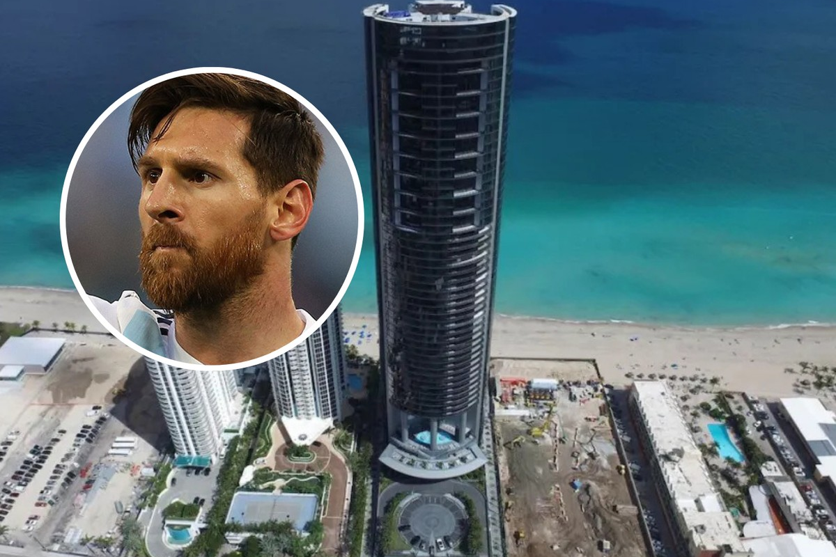 O jogador argentino Lionel Messi é dono de um apartamento na imponente Tower Porsche Design, em ...